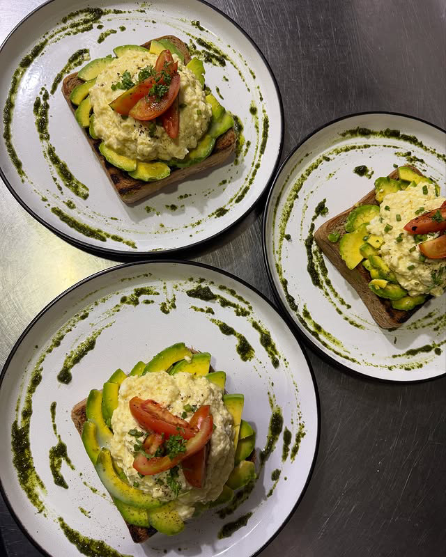Egg Caprese on Avocado Toast