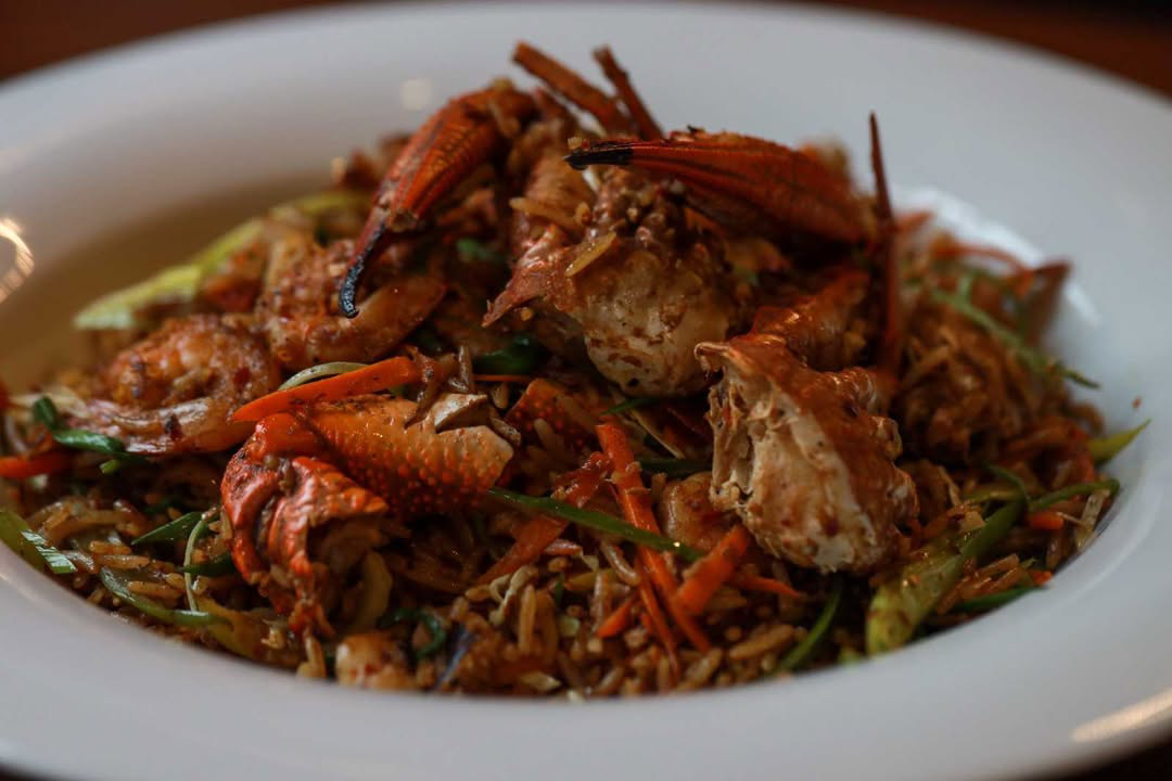 Seafood Mongolian Rice.