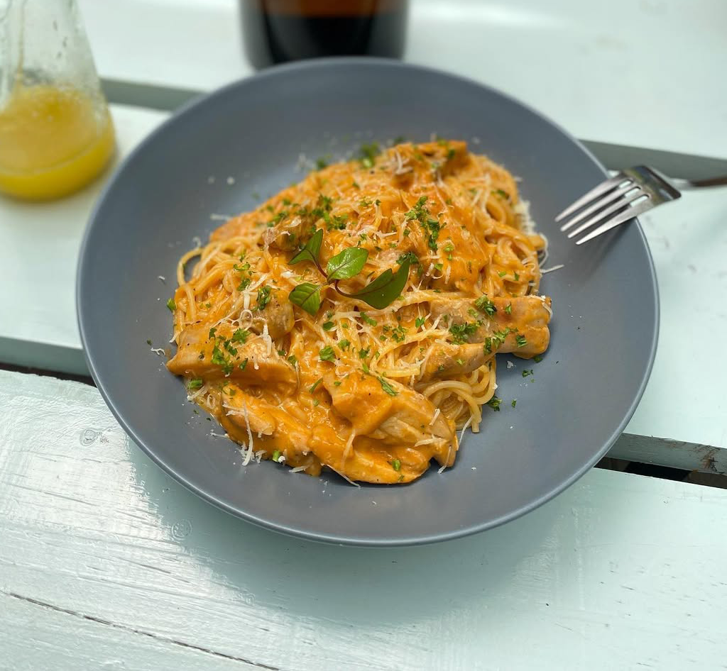 Arrabbiata style pasta