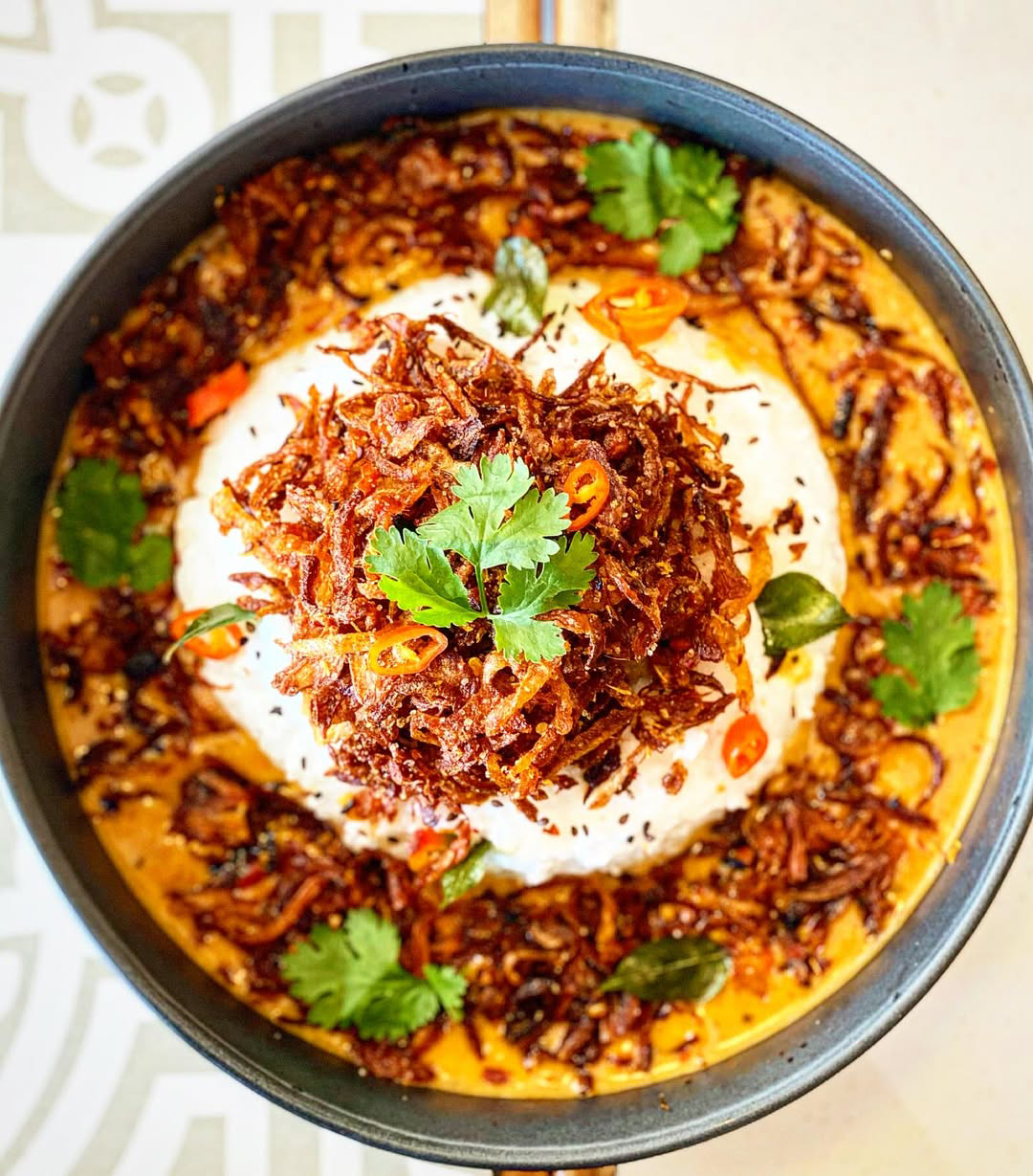 Milk Rice with Thai Chicken Curry