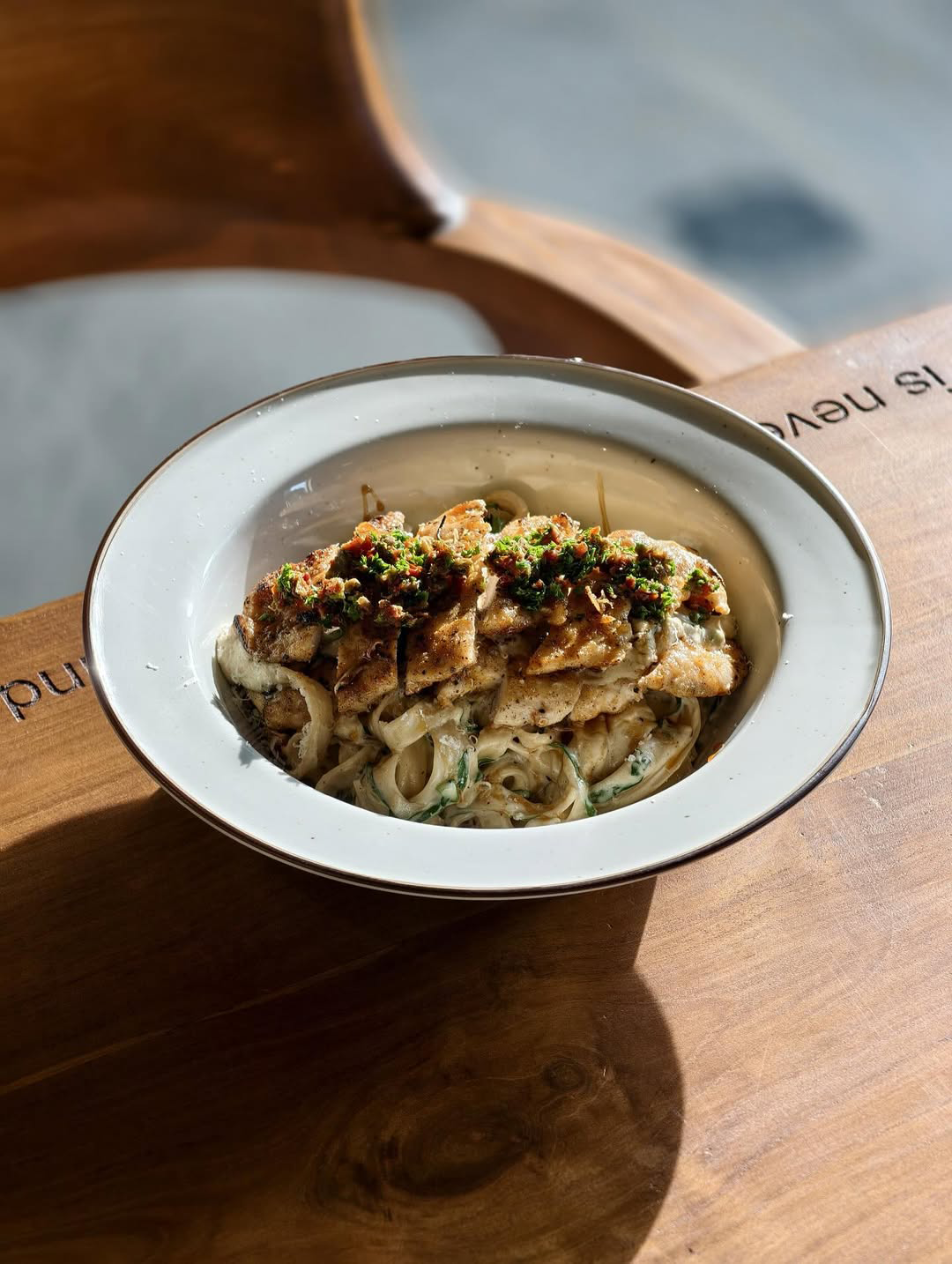 Chicken Florentine Fettuccine Pasta