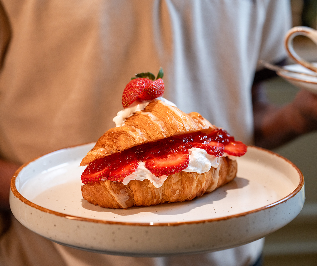 Strawberry Delight Crossiant