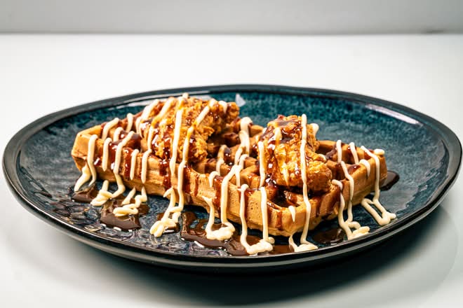 Chicken katsu Waffle
