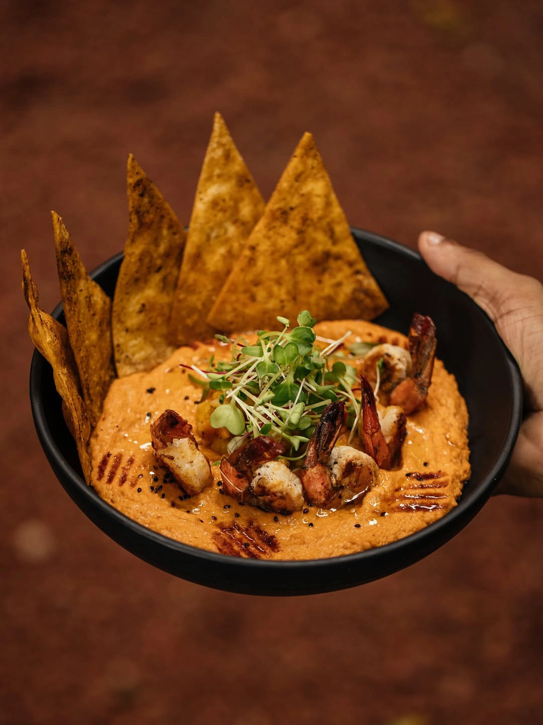 prawn hummus