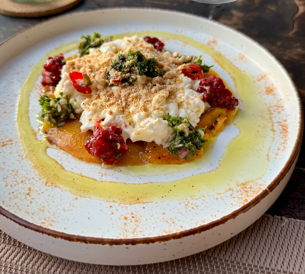 Burrata with Mango