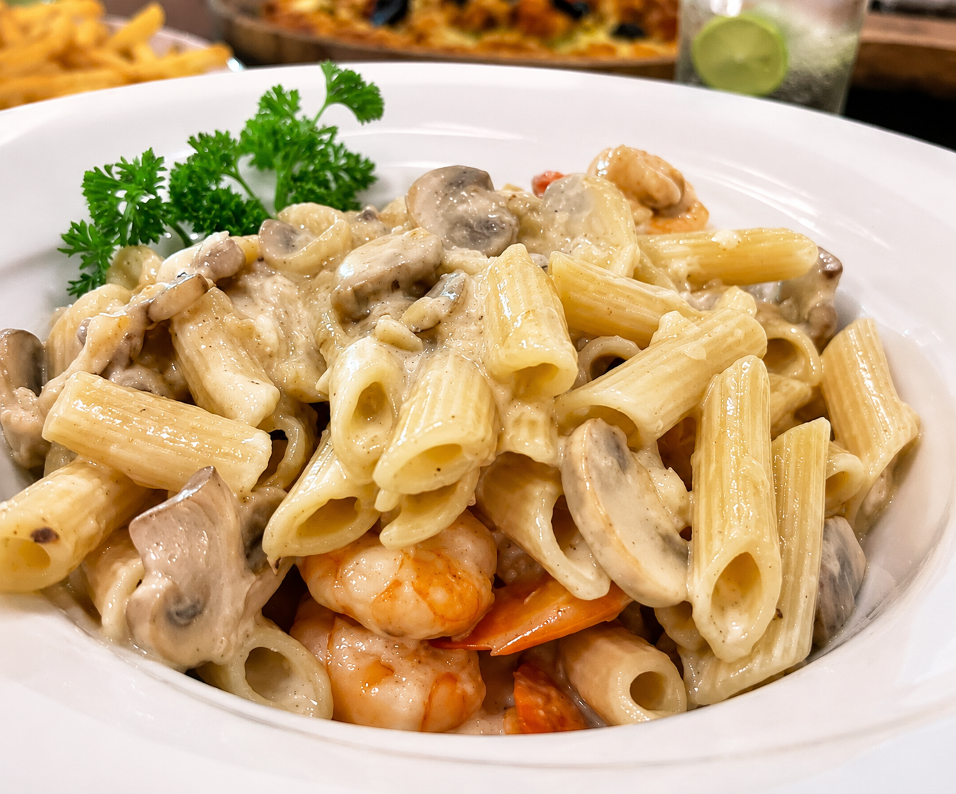 Penne Lebenese Cheesy
