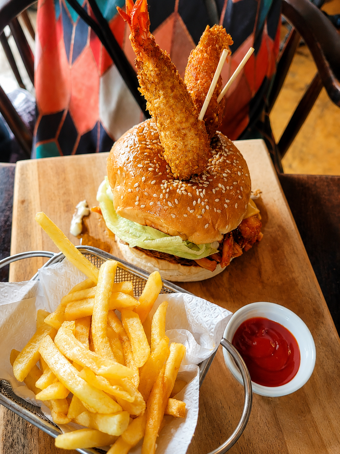 Seafood Burger