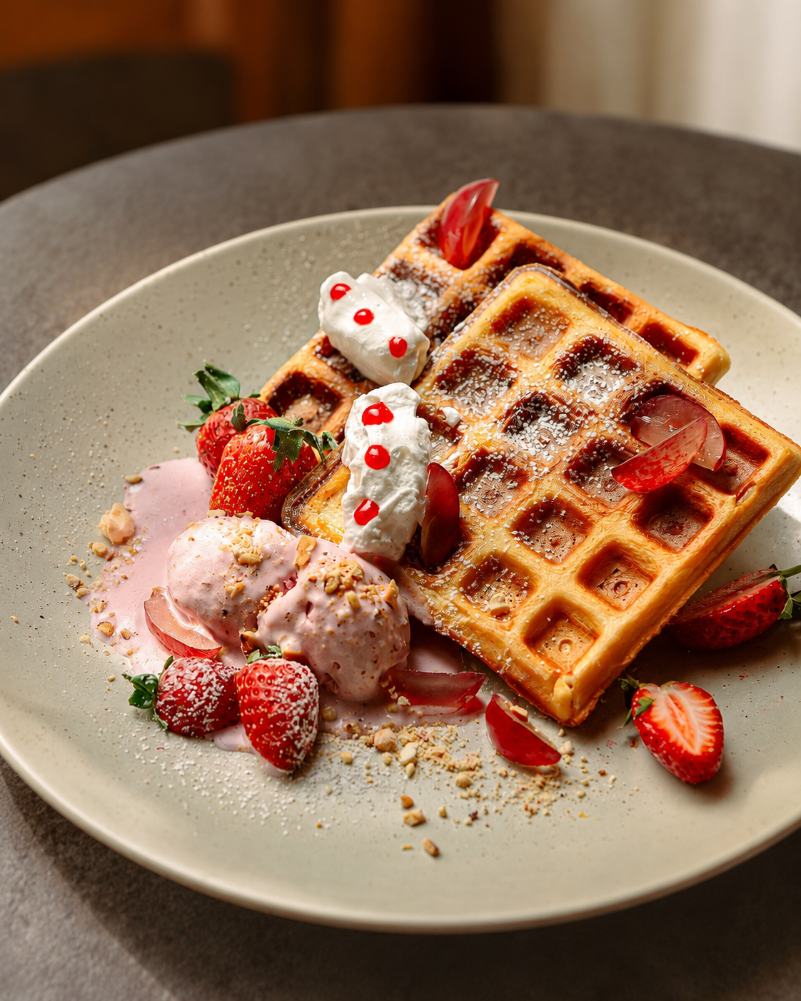 Strawberry Waffle