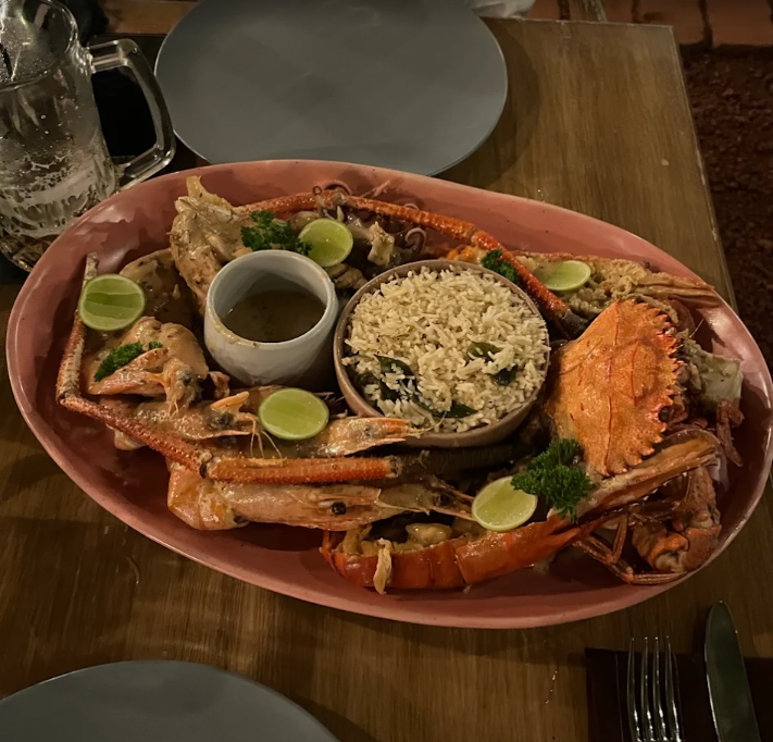 Seafood platter