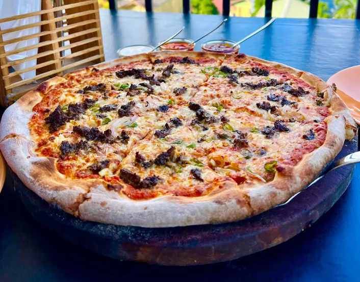 Spicy Beef Pizza