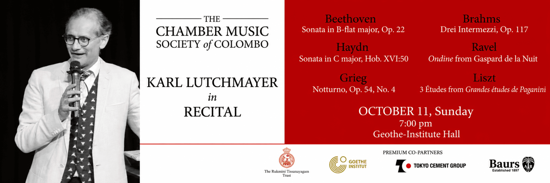 KARL LUTCHMAYER IN RECITAL
