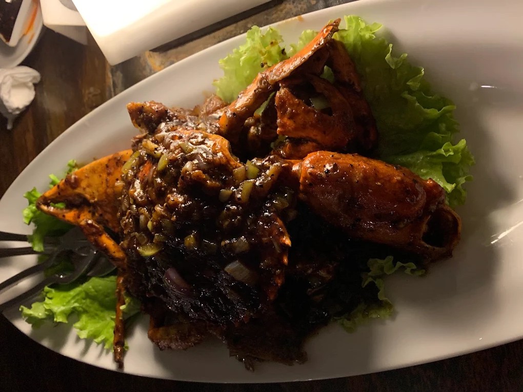 Deep Fried Lobster in Black Pepper Sauce