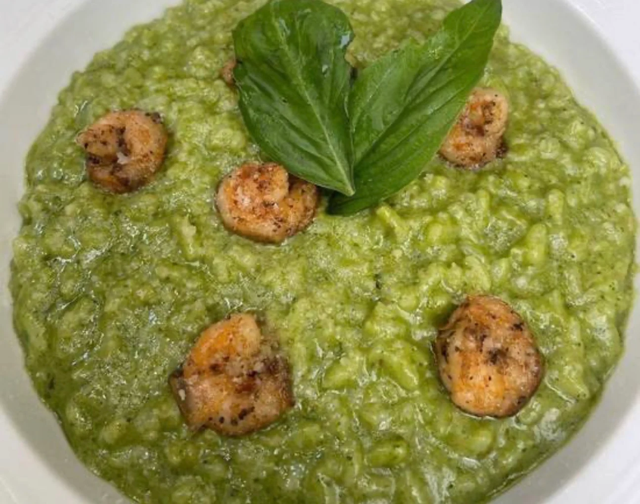 Risotto Gamberi E Pesto