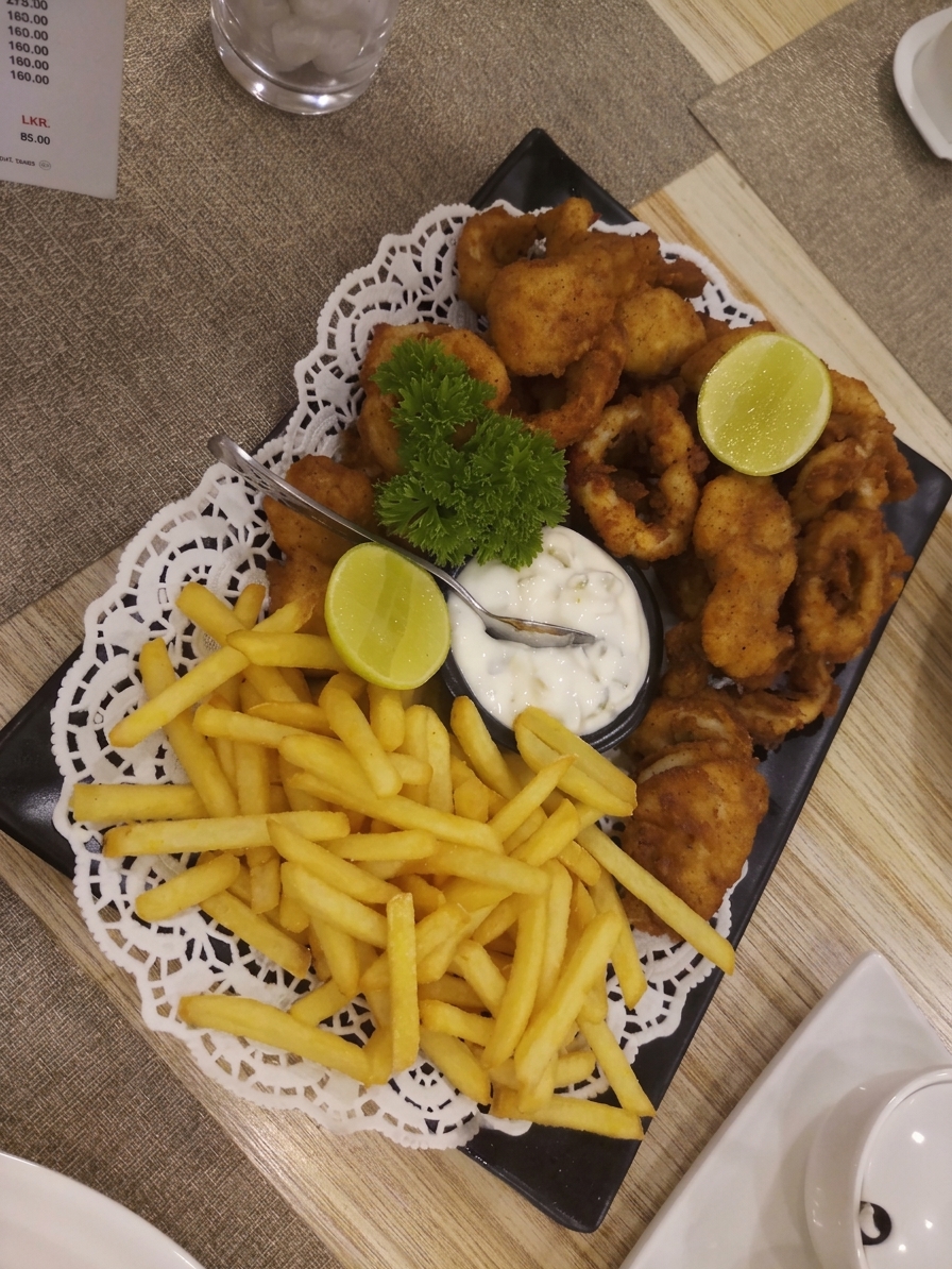Sea food platter