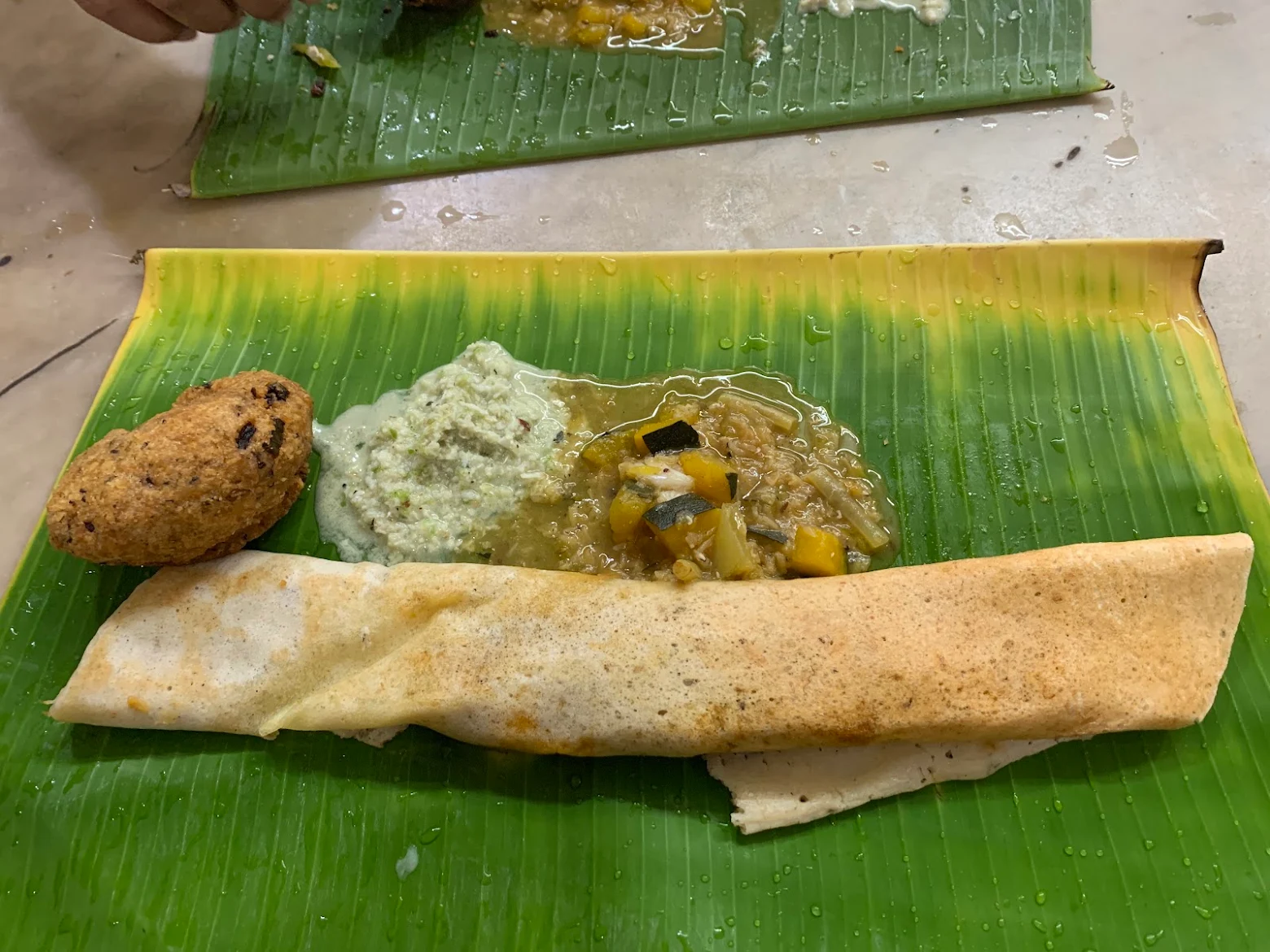 Ghee Dosa and Ulundu vada