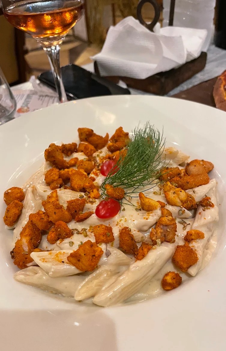 Crispy Chicken Pasta