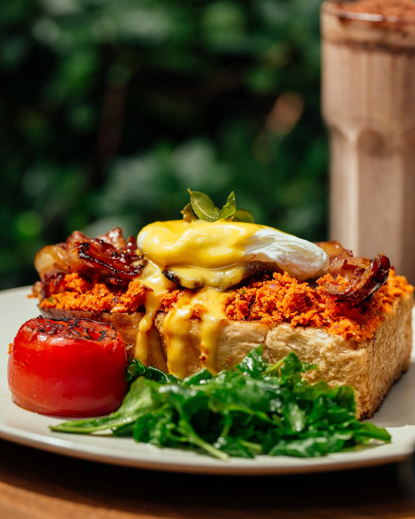 Bacon Pol Sambol Toast