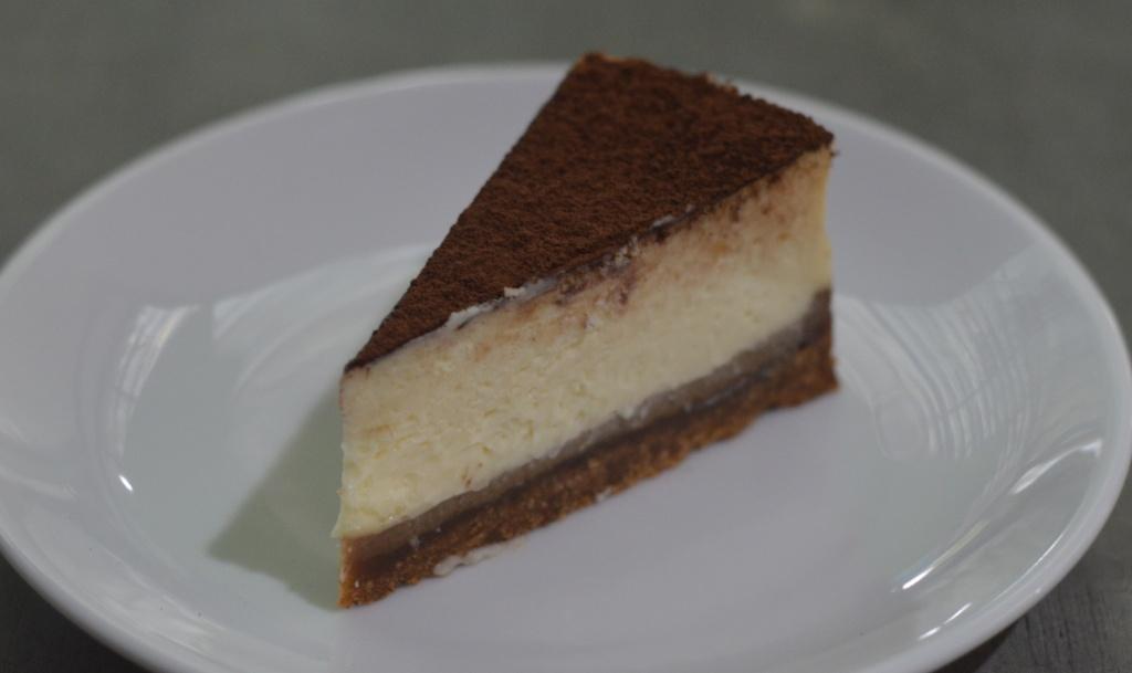 Tiramisu Cheesecake Slice